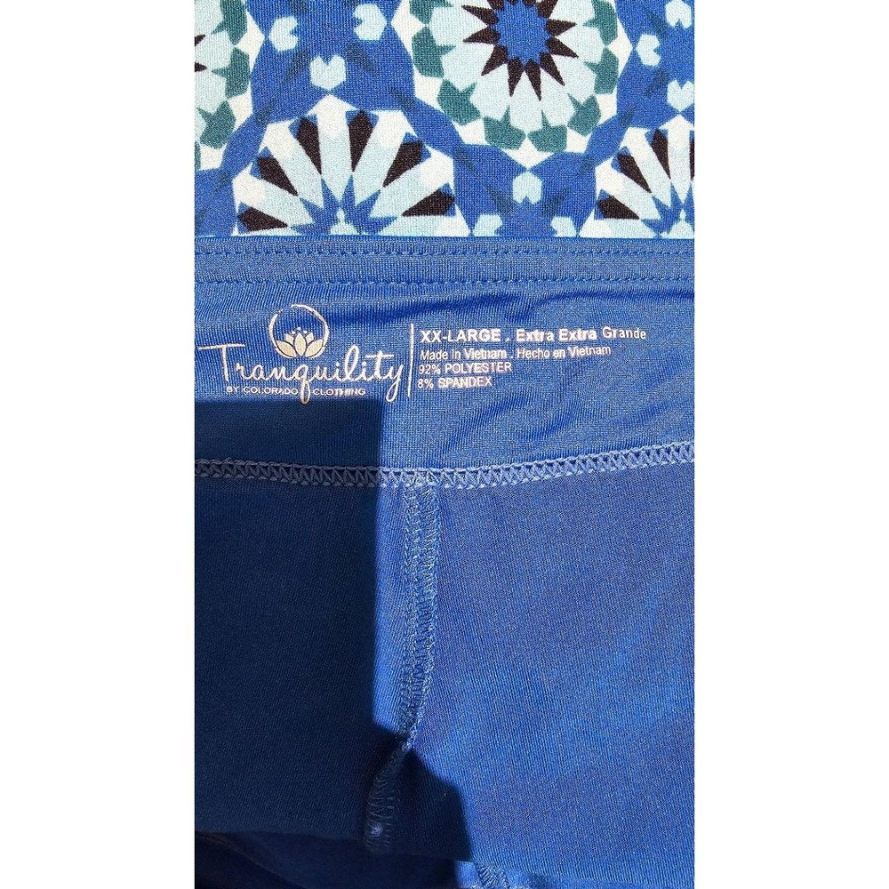 TRANQUILITY by Colorado Clothing Blue Patterned Skort Size XXL - Picture 6 of 7